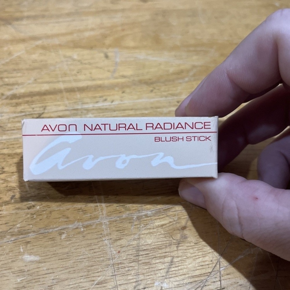 Vtg Avon Blush Sticks Natural Radiance Moon Roses  1988 NOS‎